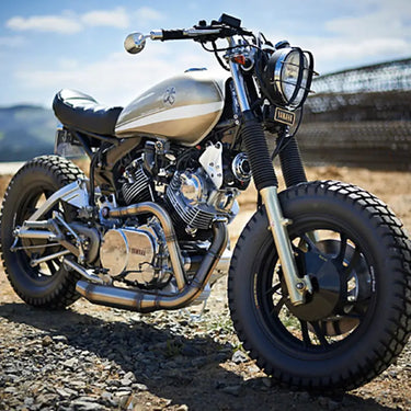 Rétroviseur moto emboue de guidon café racer scrambler